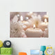 Candles and flowers Wall Decal