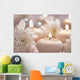 Candles and flowers Wall Decal