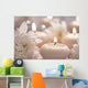 Candles and flowers Wall Decal