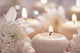 Candles and flowers Wall Decal