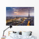 Paris avec la Tour Eiffel Wall Decal