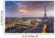 Paris avec la Tour Eiffel Wall Decal