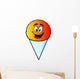 Snow Cone Mascot Wall Decal