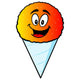 Snow Cone Mascot Wall Decal