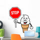 Ice Cream with Sign Wall Decal