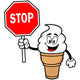 Ice Cream with Sign Wall Decal