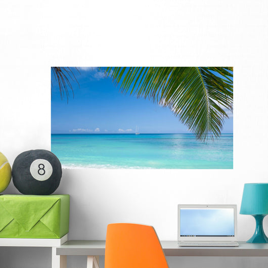 Tropical beach Wall Decal