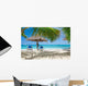 Tropical White Sand Beach Wall Decal