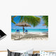 Tropical White Sand Beach Wall Decal