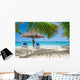 Tropical White Sand Beach Wall Decal