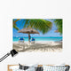 Tropical White Sand Beach Wall Decal