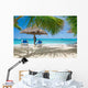 Tropical White Sand Beach Wall Decal
