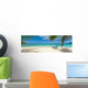 Tropical white sand beach Wall Decal