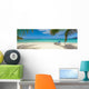 Tropical white sand beach Wall Decal