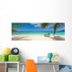 Tropical white sand beach Wall Decal