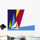 abstract sailing Wall Decal