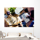 Businessman Working Balance Financial Planning Concept Wall Decal