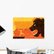 Lion Tamer Wall Decal