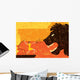Lion Tamer Wall Decal