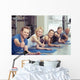 sportgruppe zeigt daumen hoch Wall Decal