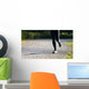 runner in the Park during the cross country race Wall Decal