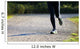 runner in the Park during the cross country race Wall Decal