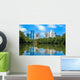 Skyline and reflections of midtown Atlanta, Georgia Wall Decal