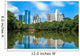 Skyline and reflections of midtown Atlanta, Georgia Wall Decal