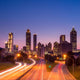 Image of the Atlanta skyline Wall Decal