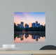 Atlanta  Skyline from Piedmont Park's Lake Meer. Wall Decal