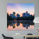 Atlanta  Skyline from Piedmont Park's Lake Meer. Wall Decal