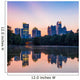 Atlanta  Skyline from Piedmont Park's Lake Meer. Wall Decal