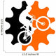 mountain biking Wall Decal