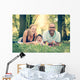 Happy family interracial Wall Decal