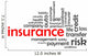 insurance word cloud Wall Decal