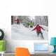 Spass mit Schneeschuhen Wall Decal