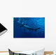 Silhouette of hammerhead shark in the water Wall Decal