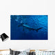 Silhouette of hammerhead shark in the water Wall Decal