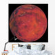 Red Planet Space Black Wall Decal