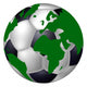 world of soccer Wall Decal
