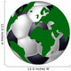 world of soccer Wall Decal