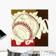 Baseball 2 Wall Decal