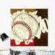 Baseball 2 Wall Decal