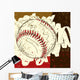 Baseball 2 Wall Decal