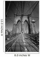 Brooklyn Bridge and Manhattan Wall Decal