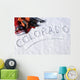 Colorado ski background Wall Decal