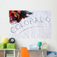 Colorado ski background Wall Decal