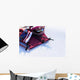Ski and snow background Wall Decal