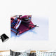 Ski and snow background Wall Decal