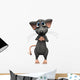 Cartoon mouse with big sad eyes. Wall Decal